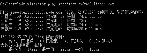 Linode Ping