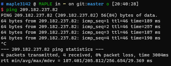 SSD Nodes Ping